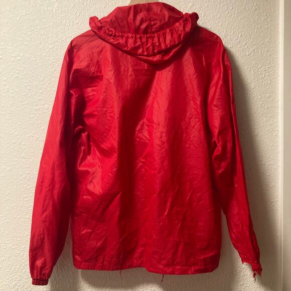 Miller High Life Beer pull over lightweight jacket vintage 80s hooded - Picture 4 of 7